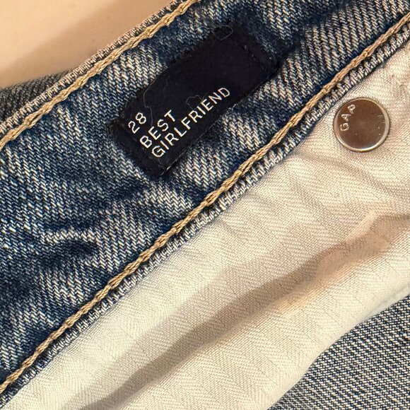 GAP Vintage Paisley Best Girlfriend Jeans Size 28 - Picture 6 of 6